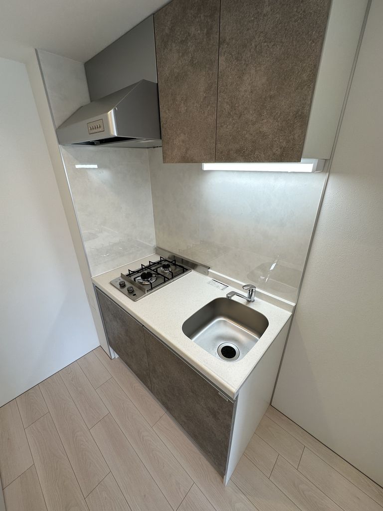 キッチン
2口のガスコンロ付きです。