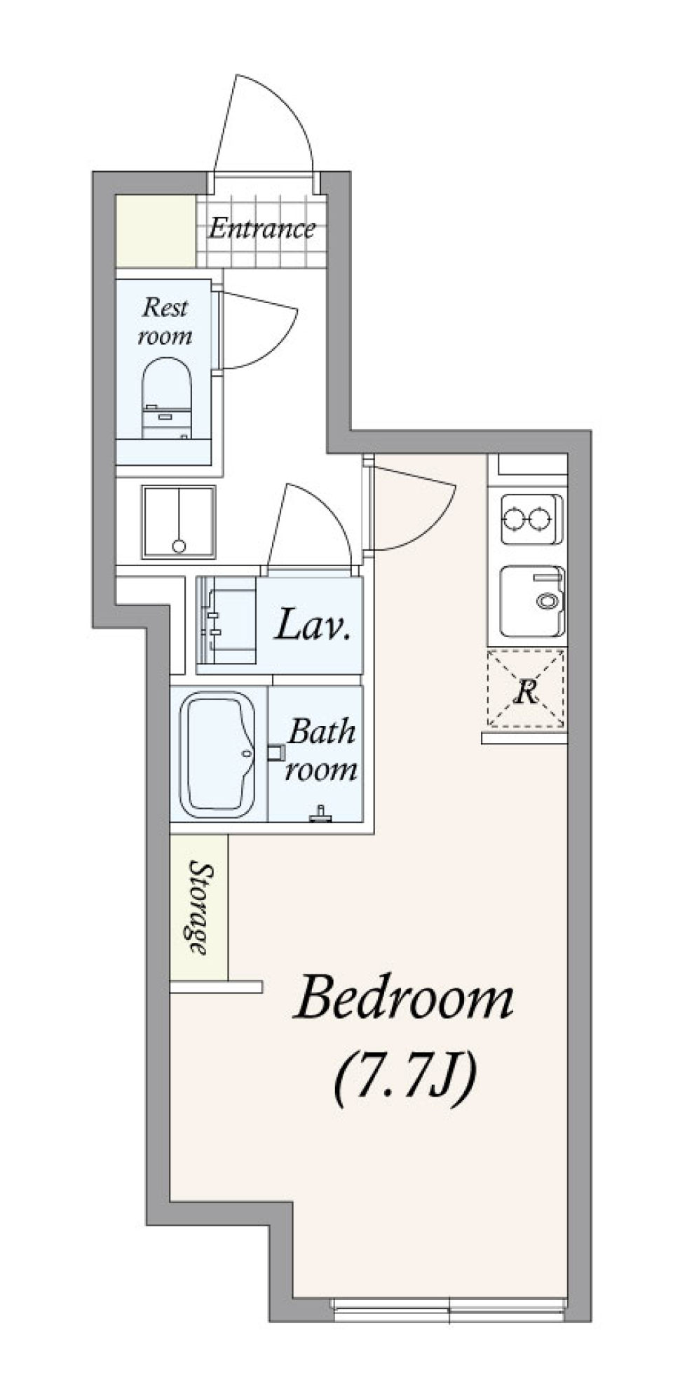 ＧＲＡＮ ＰＡＳＥＯ石神井公園　102号室［新築］の間取り図