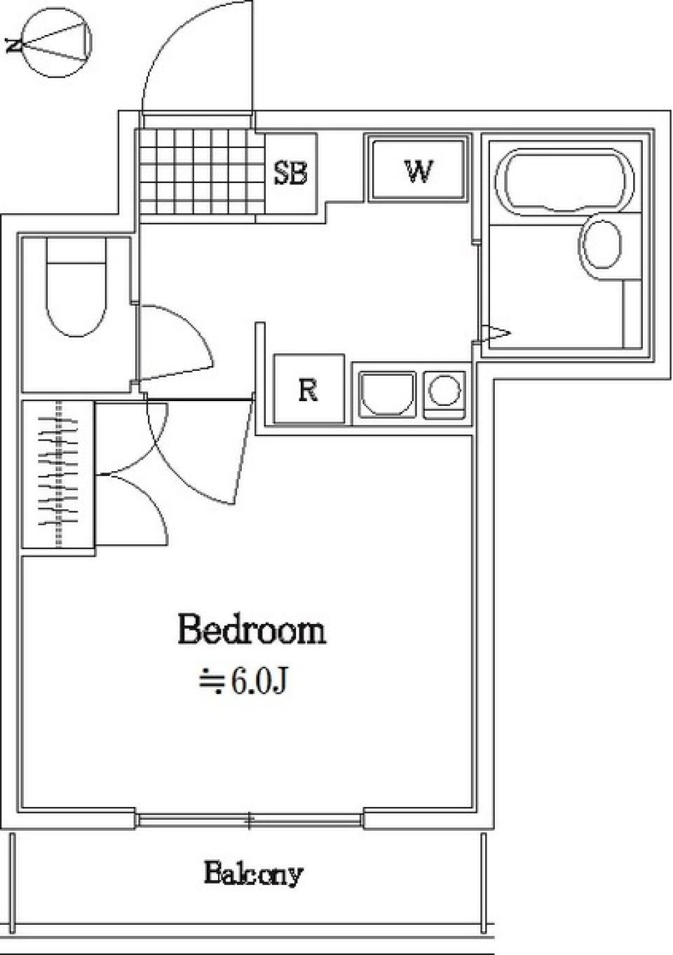 サンテミリオン芦花公園　209号室の間取り図