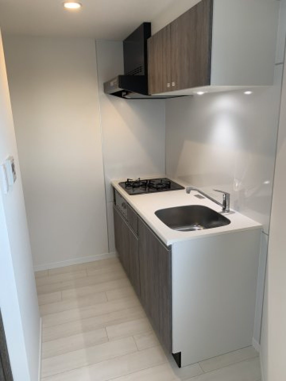 キッチン
2口のガスコンロ付きです。