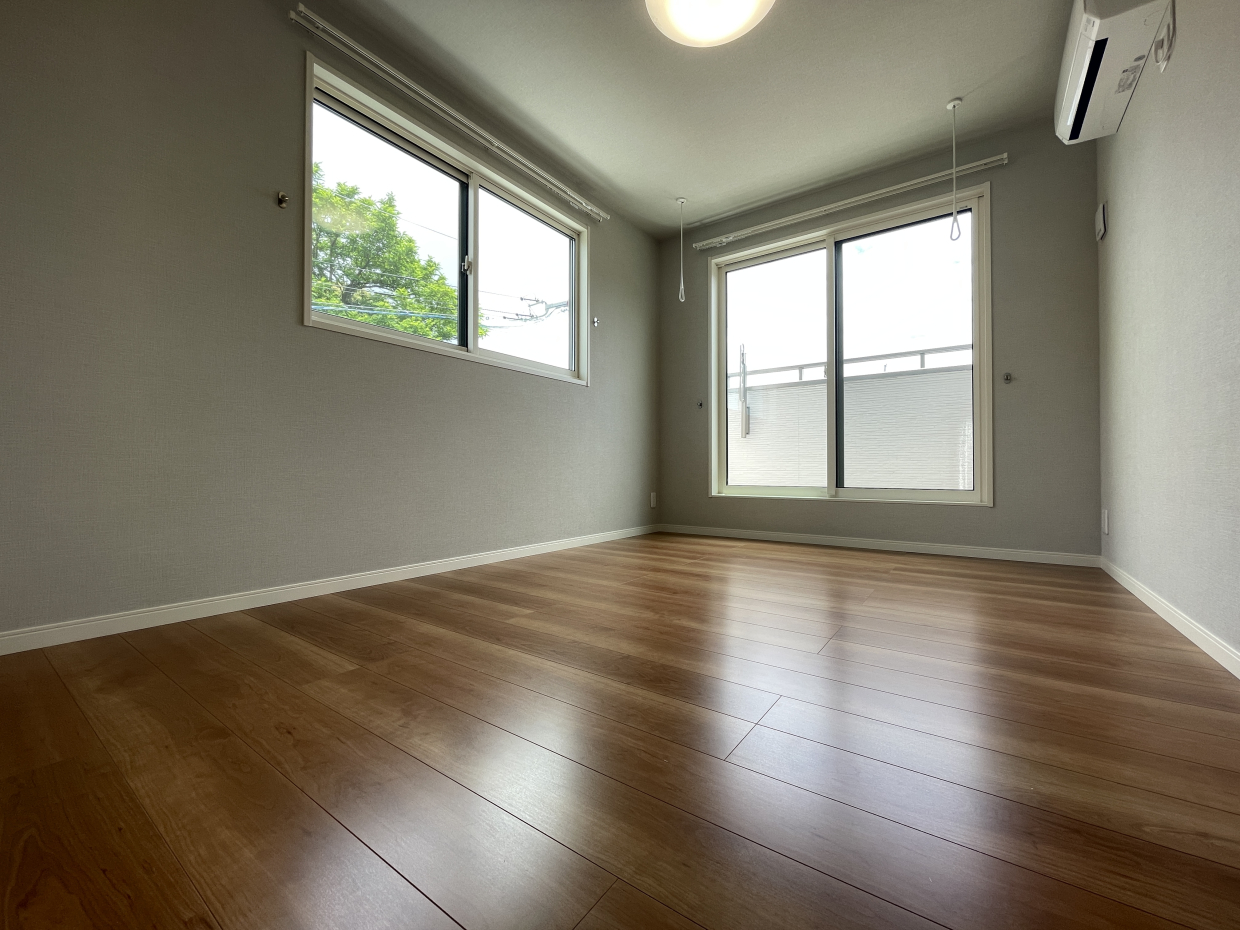 7帖の部屋は緑が見える