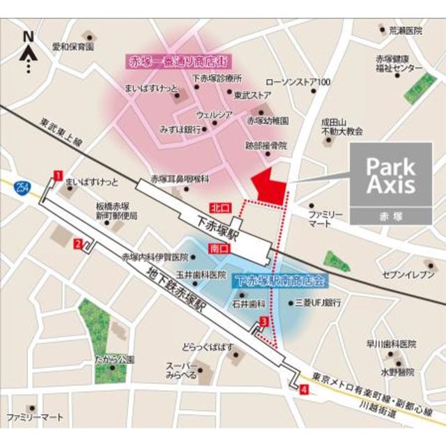 周辺地図です。
マンション周辺にはドラッグストアや、コンビニがあり、手軽に買い物が出来ます。