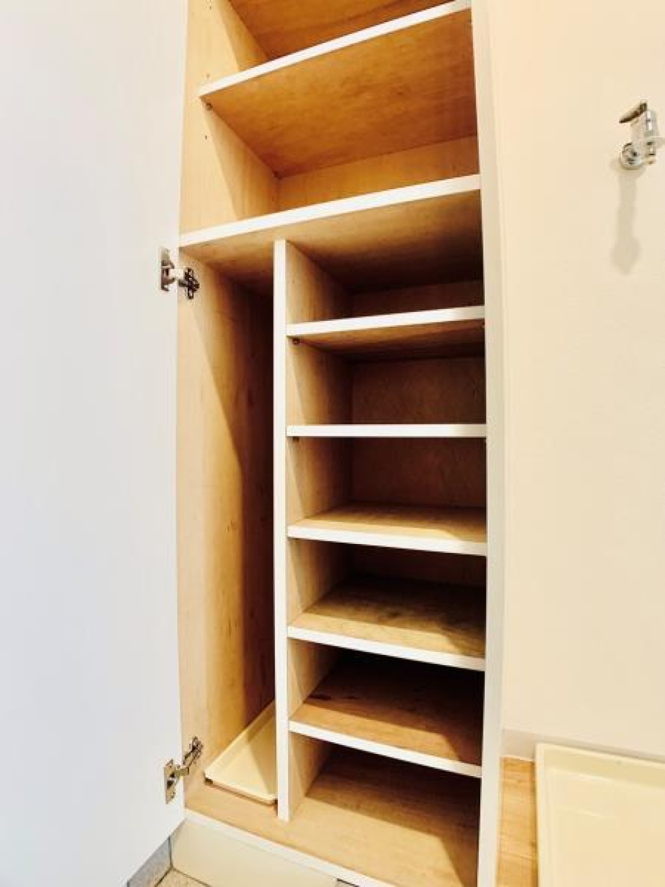 一人暮らしには十分なサイズのシューズボックスです。