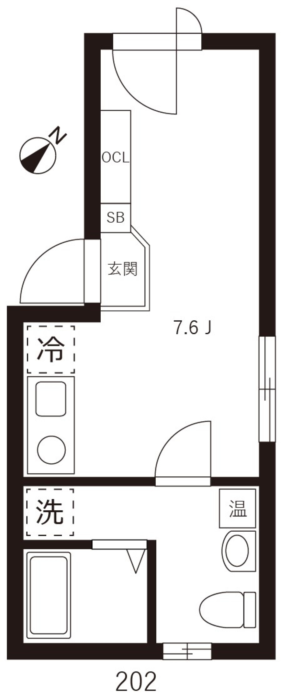 さらりとした新生活の間取り図