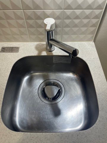 こじんまりとしたシンク。