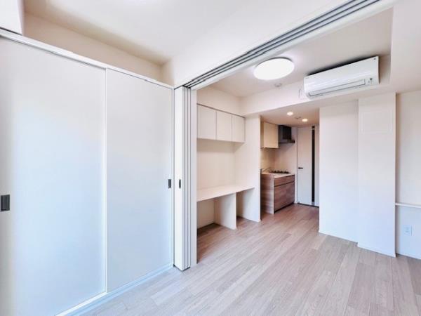 扉を開ければ一つの部屋として使えるのが嬉しい