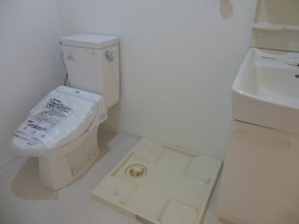 ゆったりとした空間のトイレです