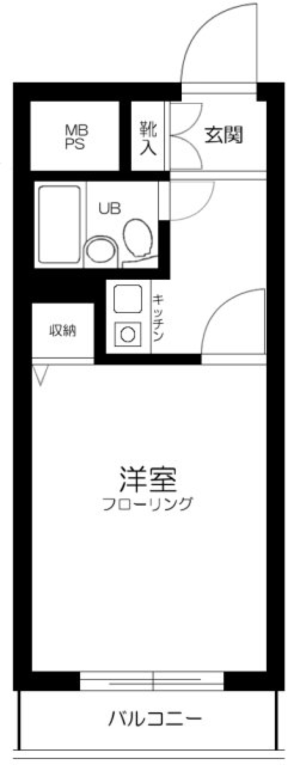 メゾン西荻　513号室の間取り図