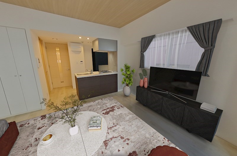 インテリアを楽しめる広さのあるワンルームです
(家具はイメージ)