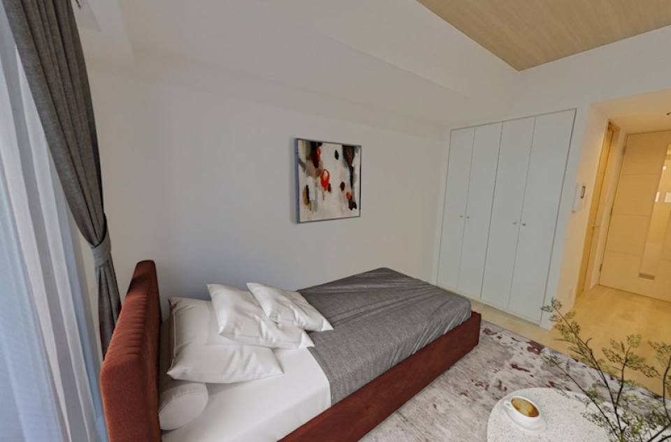 寝心地重視で一人でもダブルベッド置いてみたりして
(家具はイメージ)