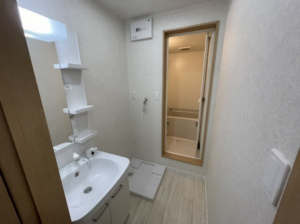 独立洗面台・室内洗濯機置き場