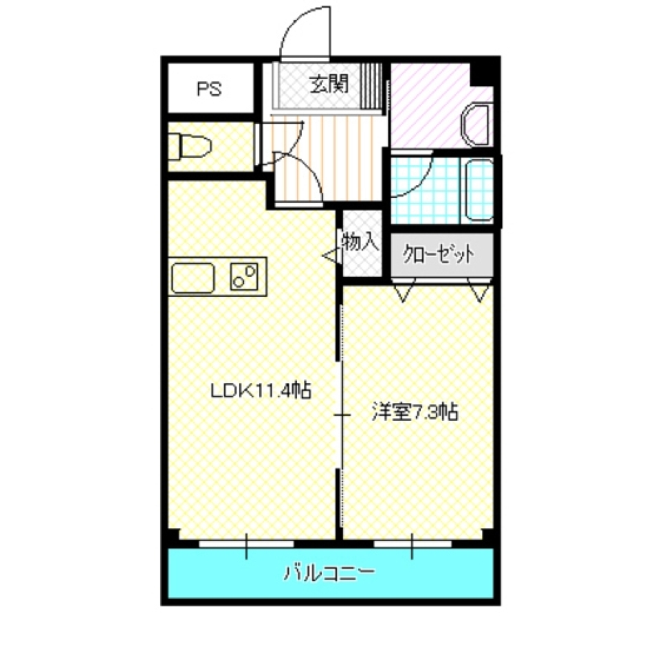 便利な住まい Ｍａｈａｌｏの間取り図