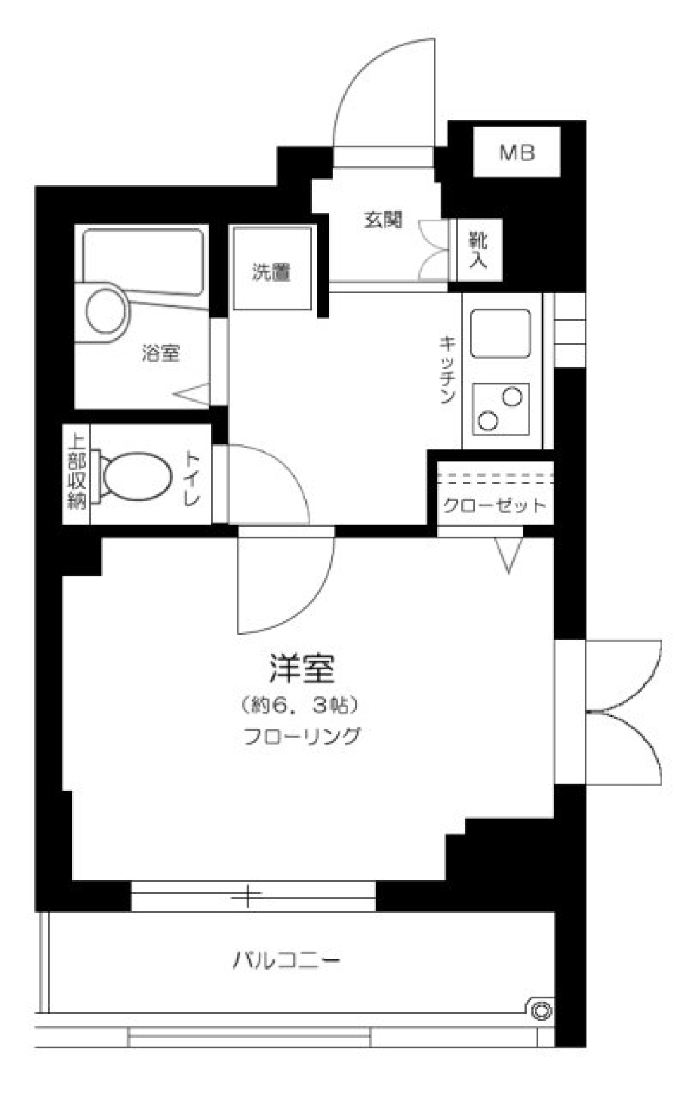 ラッキーセブンな部屋の間取り図