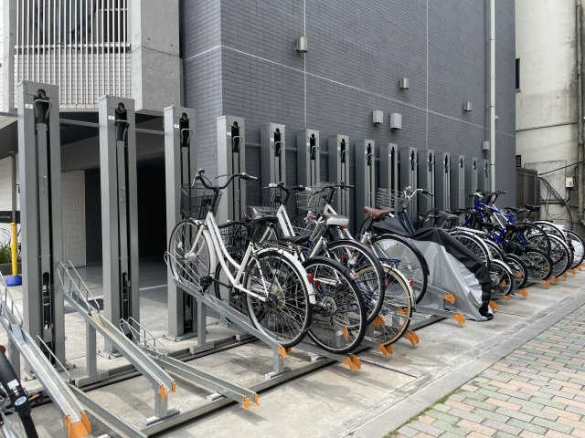 駐輪場もあります