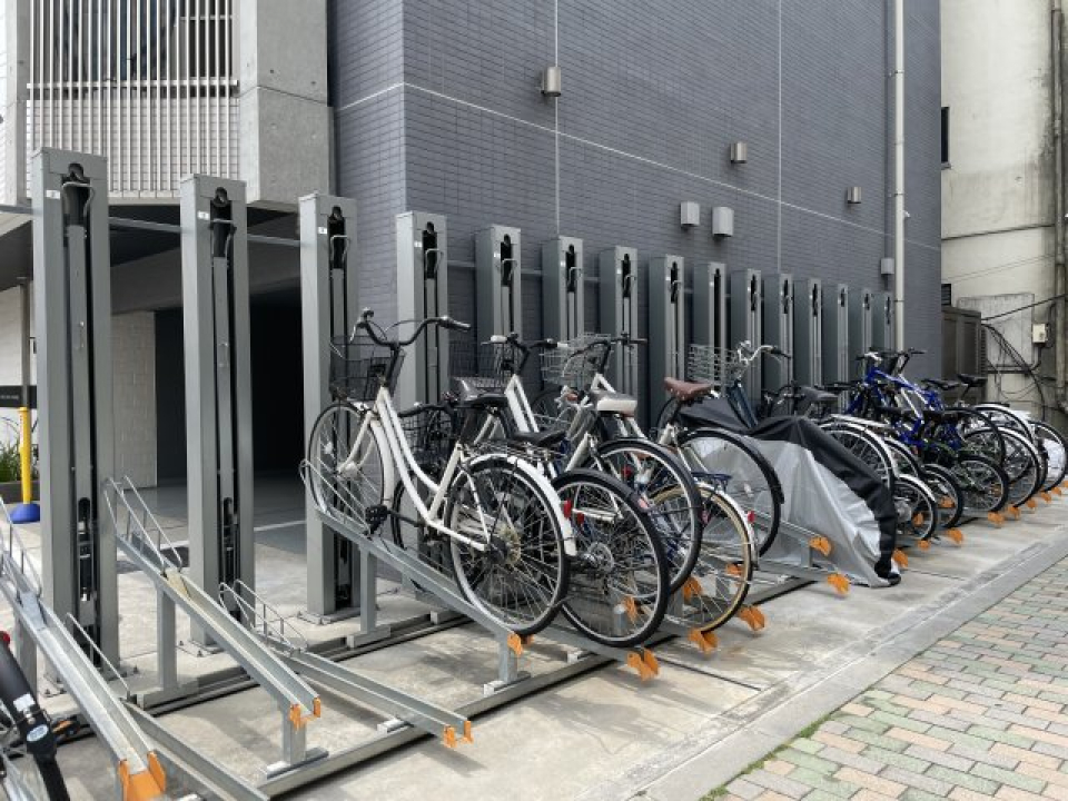 駐輪場もあります