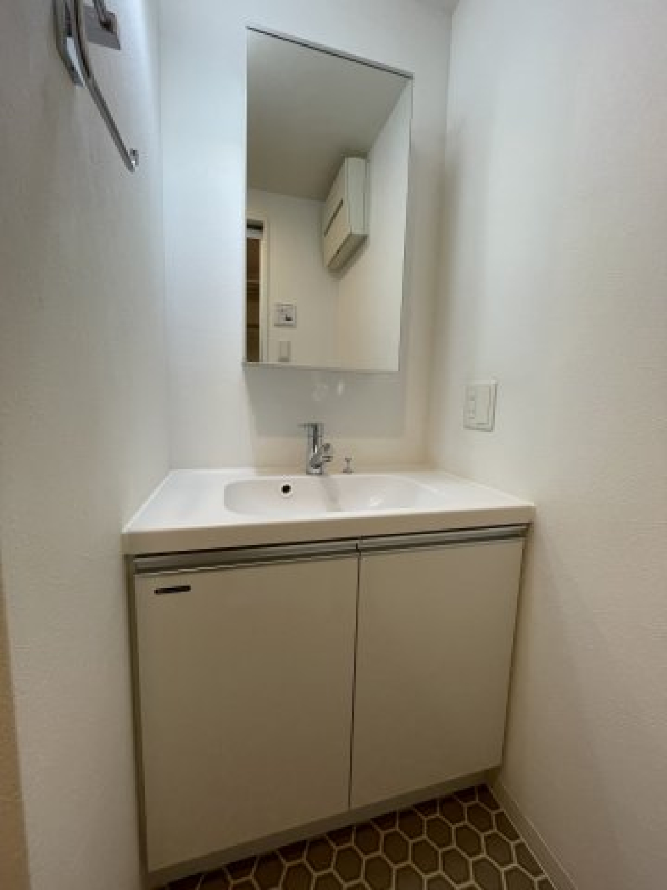 洗面所はシンプルで使いやすそう