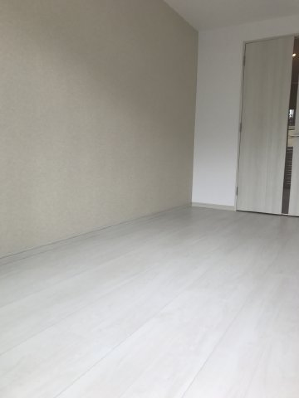 アクセントウォールも、部屋全体の雰囲気を邪魔しない色合いです。