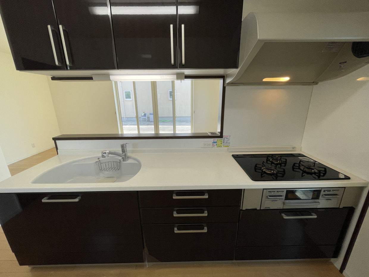 3口コンロで家族分の料理も捗ります