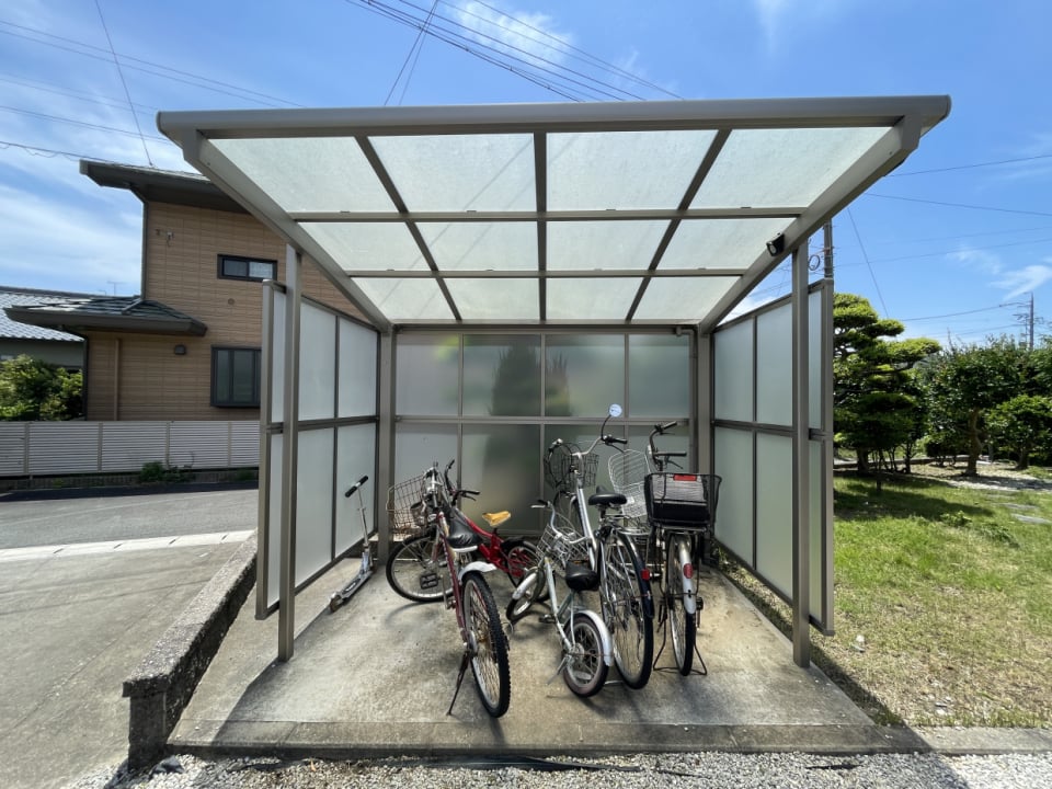 駐輪場もあります
