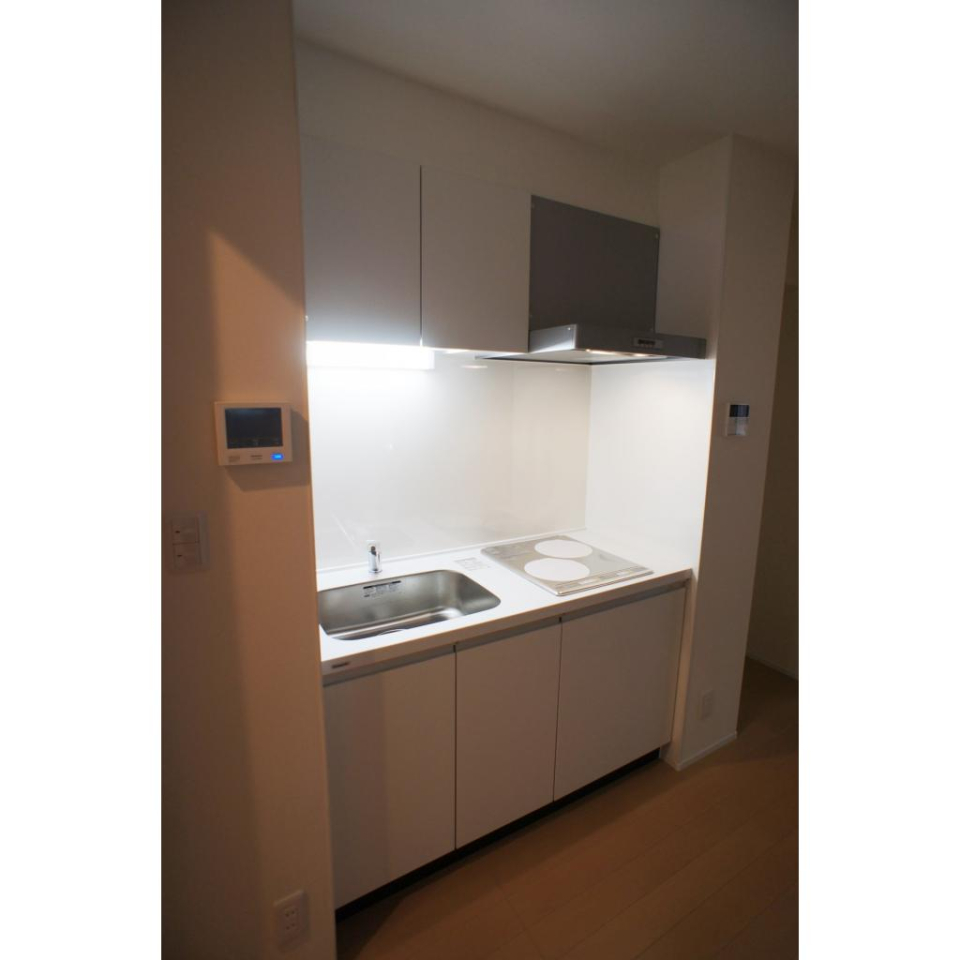 ２口のIHコンロが設置されています。