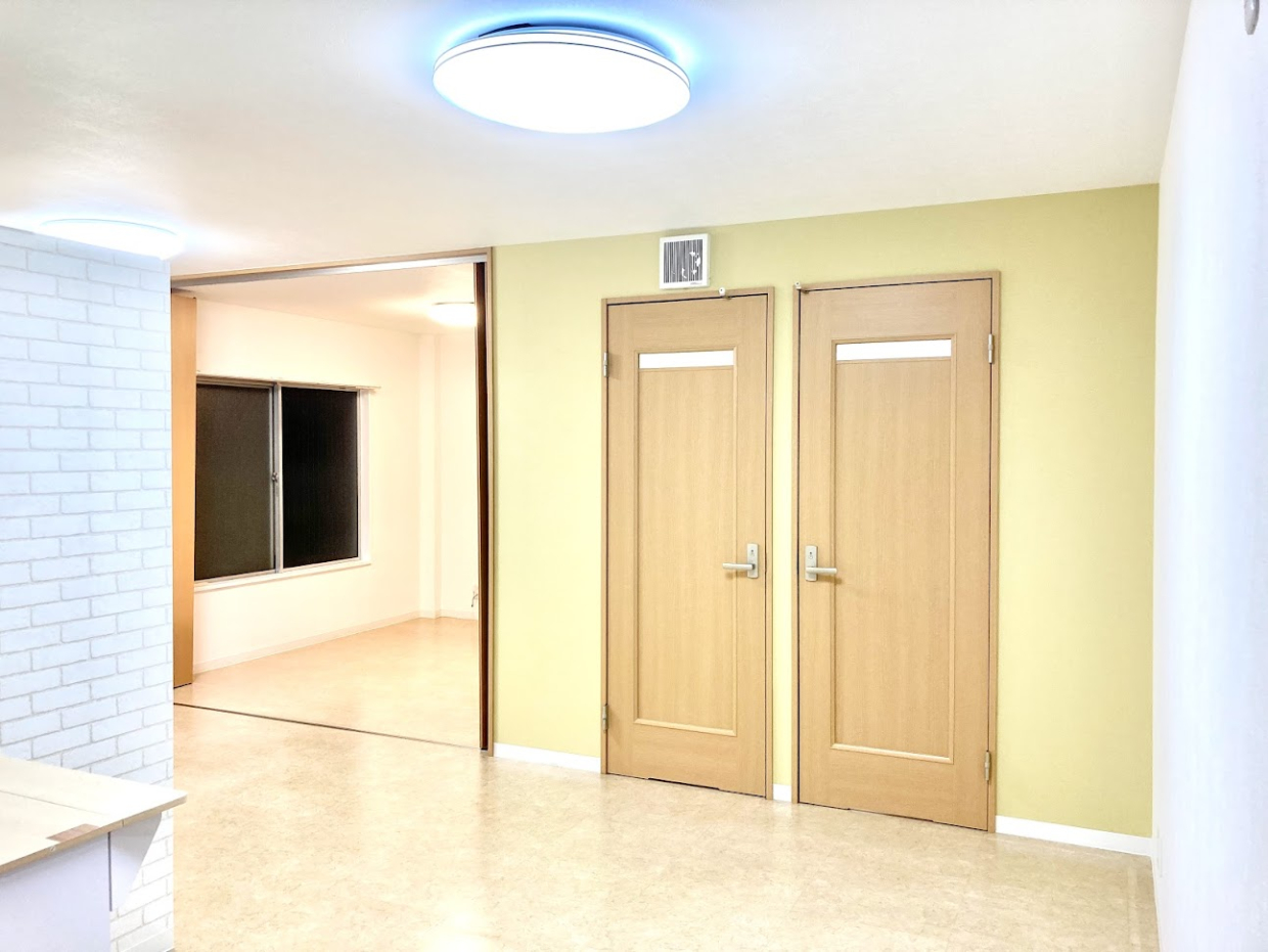 リノベ済みの２LDK。コンパクトな造りでひとり暮らしにもふたり暮らしにもおすすめできます。