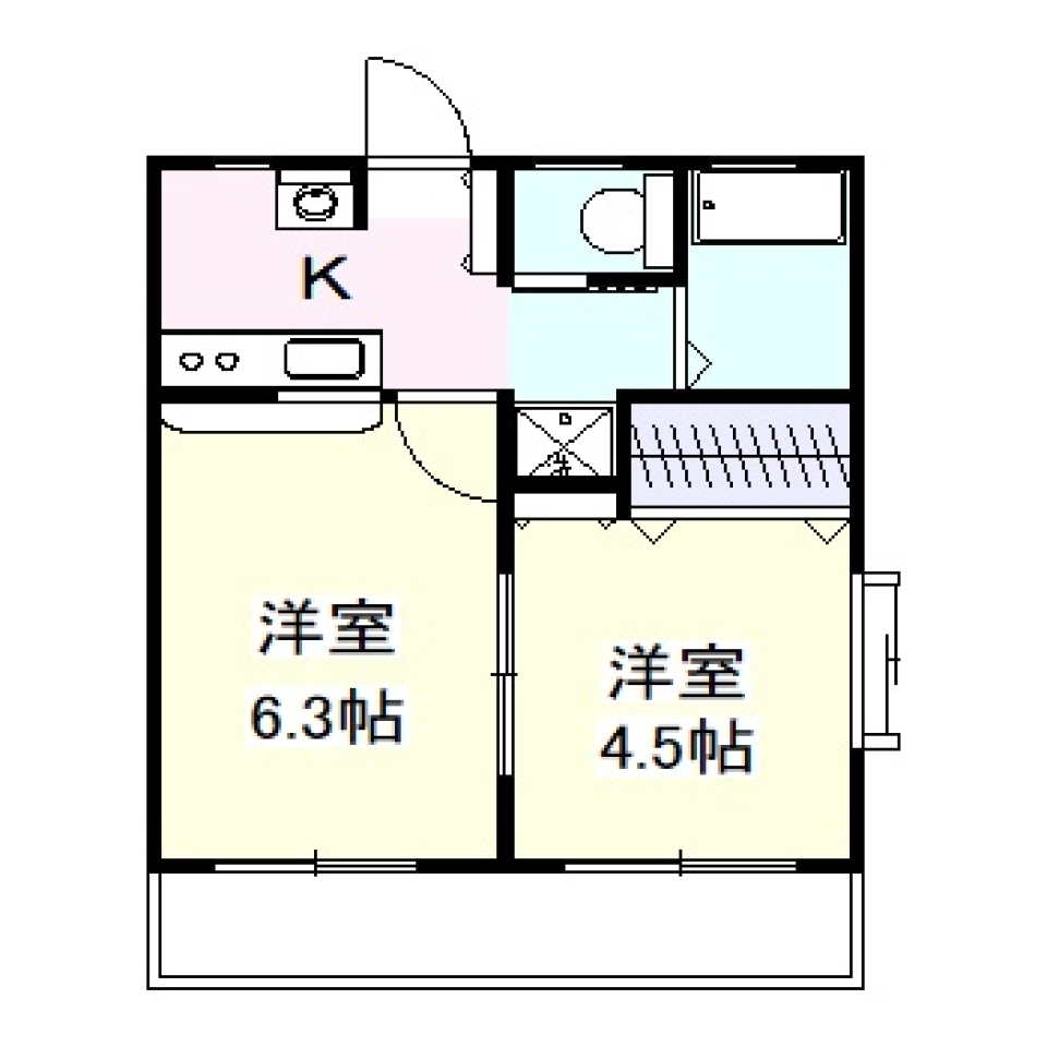 西荻窪から懐に優しい生活をの間取り図