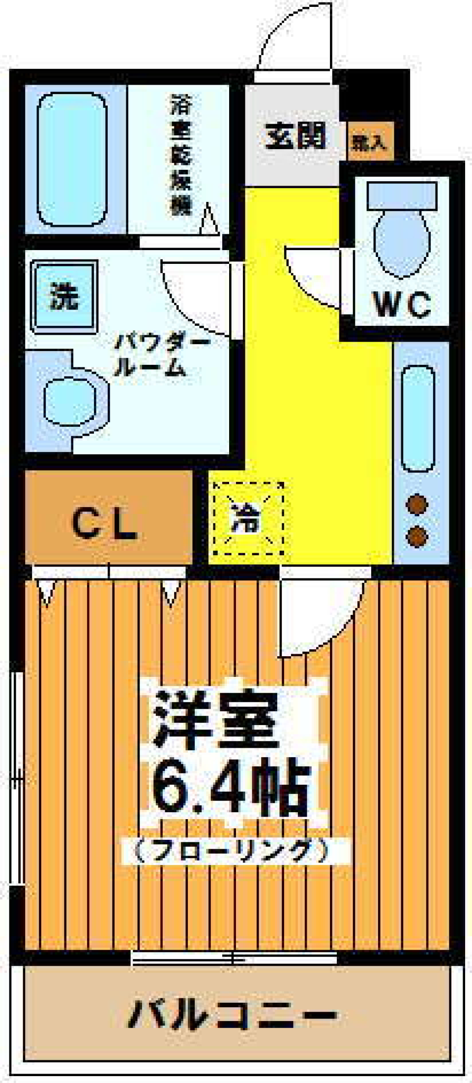 メゾンアライ七番館　301号室の間取り図