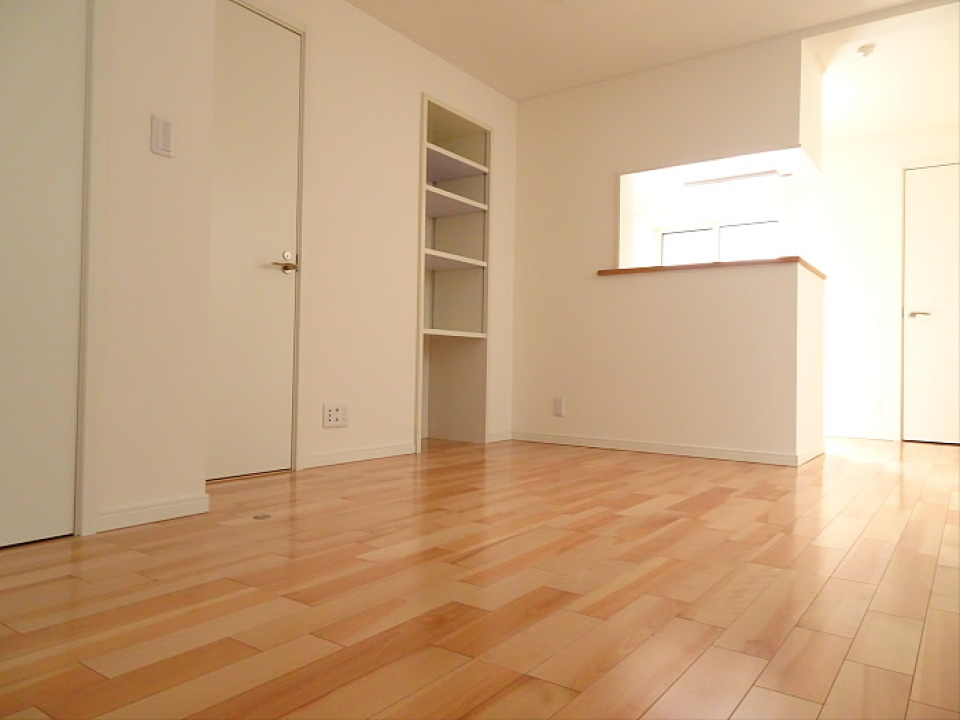 8.75帖のリビングダイニングキッチンです。