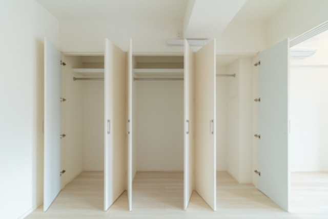 クローゼットも沢山で安心。※写真は同タイプ住戸です。