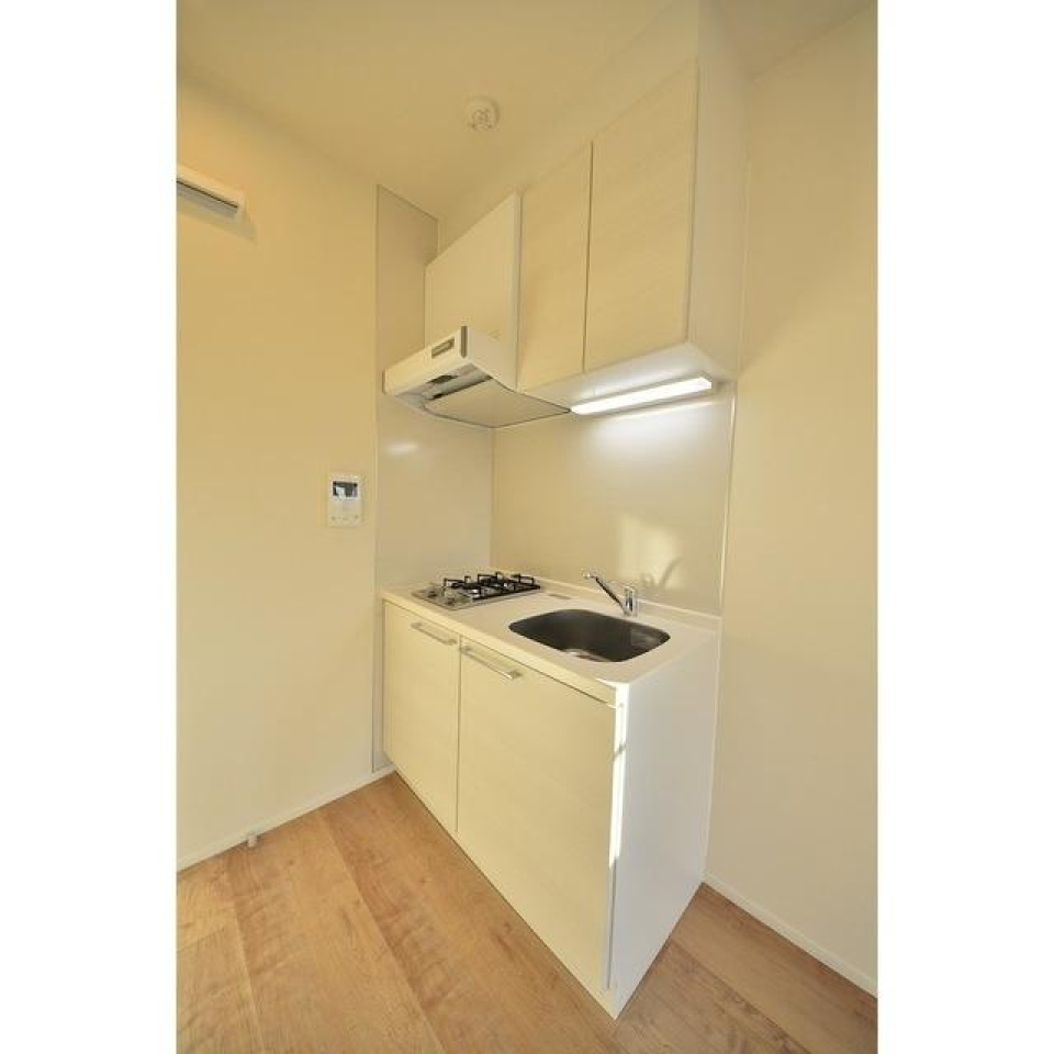 2口のガスコンロ付きです。