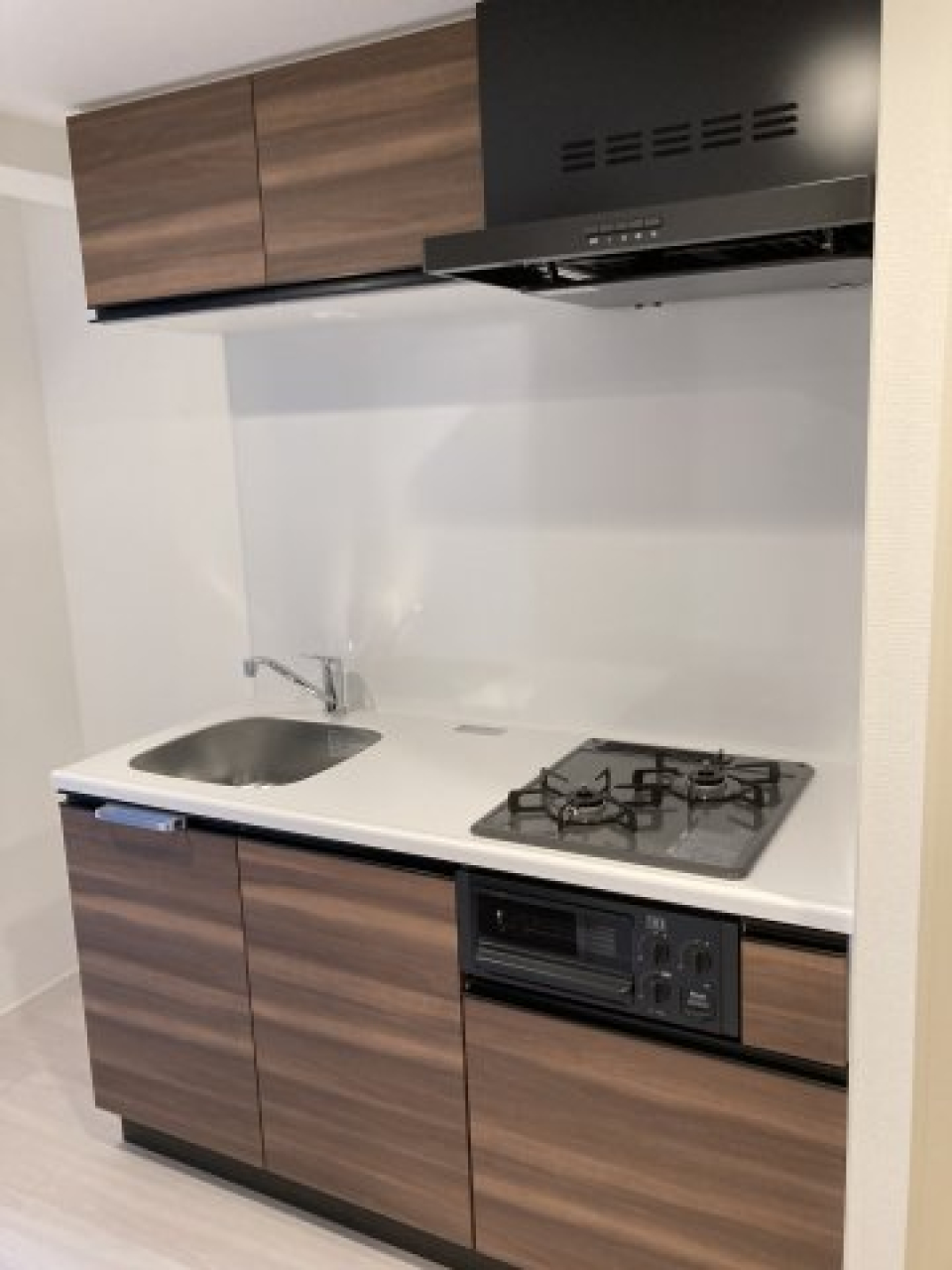 キッチン
2口のガスコンロ付きです。