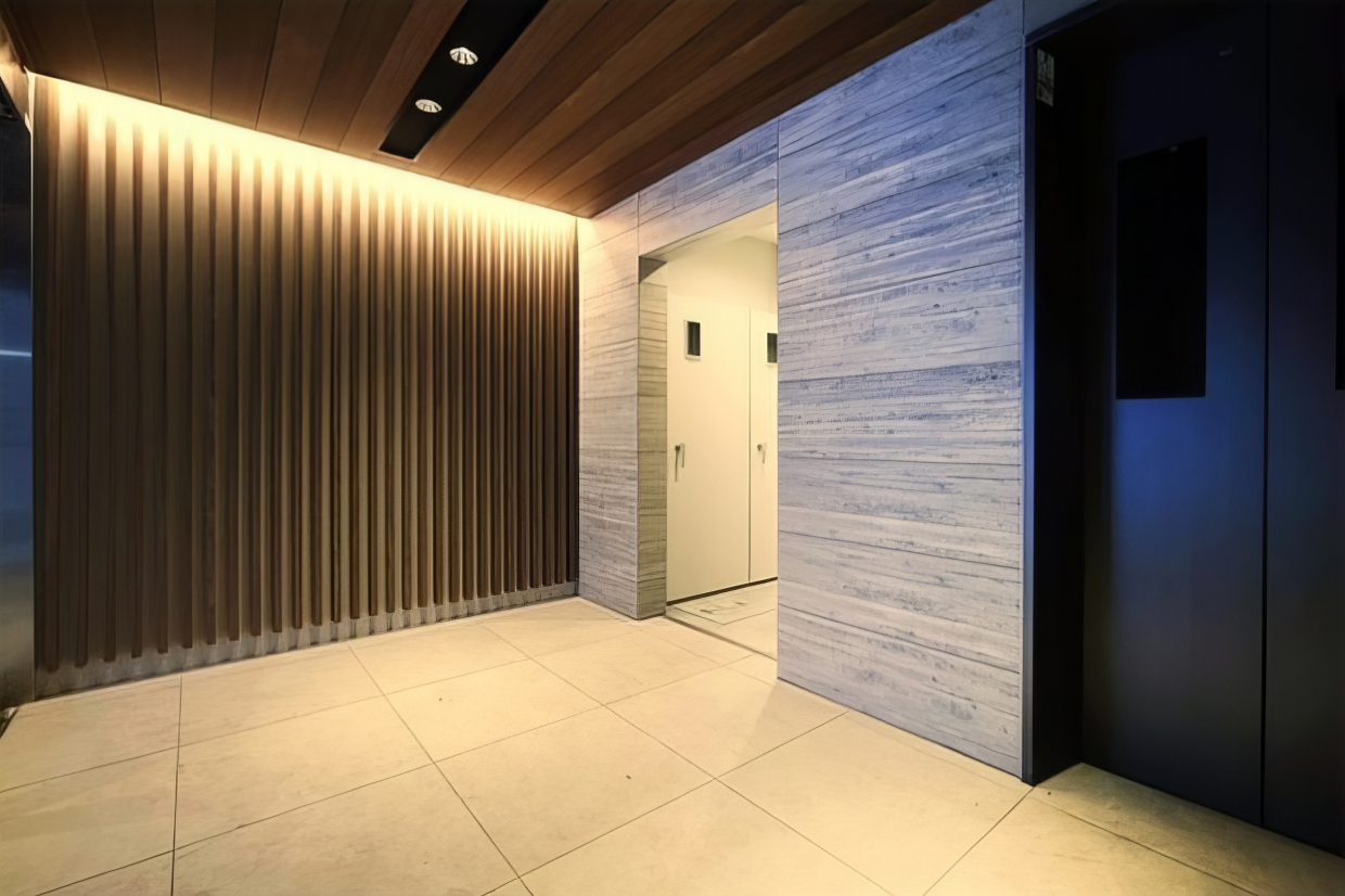 間接照明がラグジュアリーな雰囲気