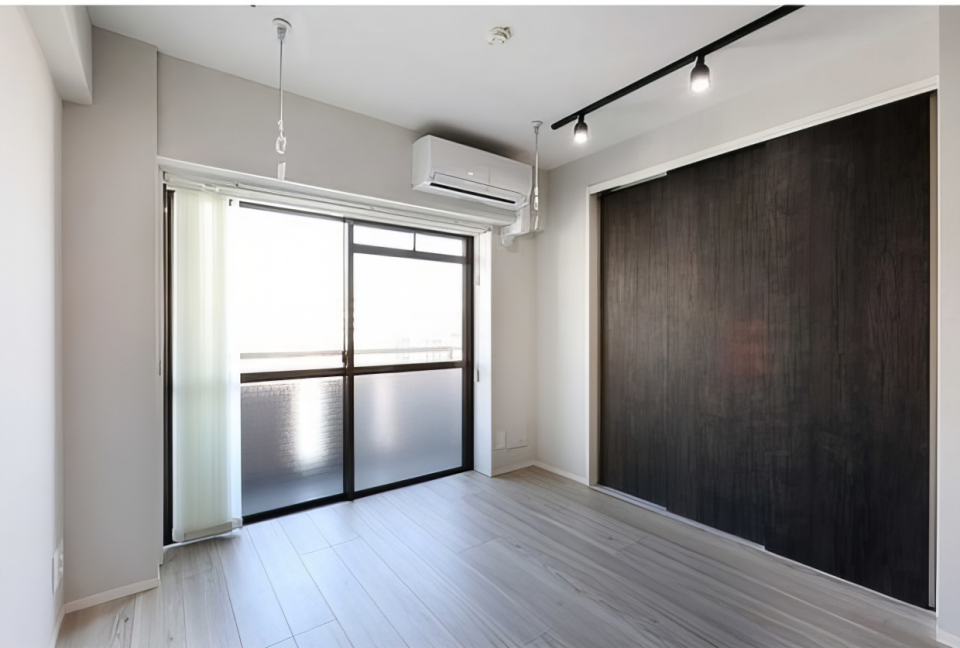 シンプルでコンパクトなベッドルーム