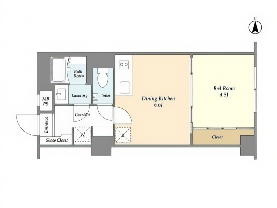 かっこよく住みたいの間取り図