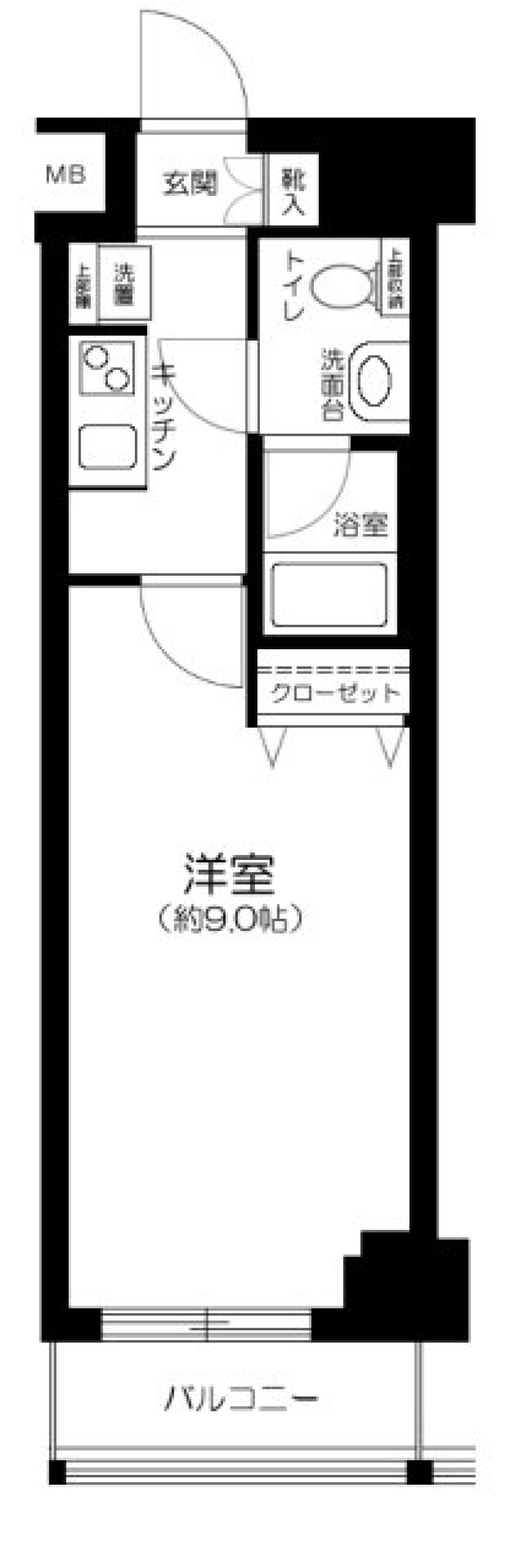プレール・ドゥーク羽田ＷＥＳＴⅡ　104号室の間取り図
