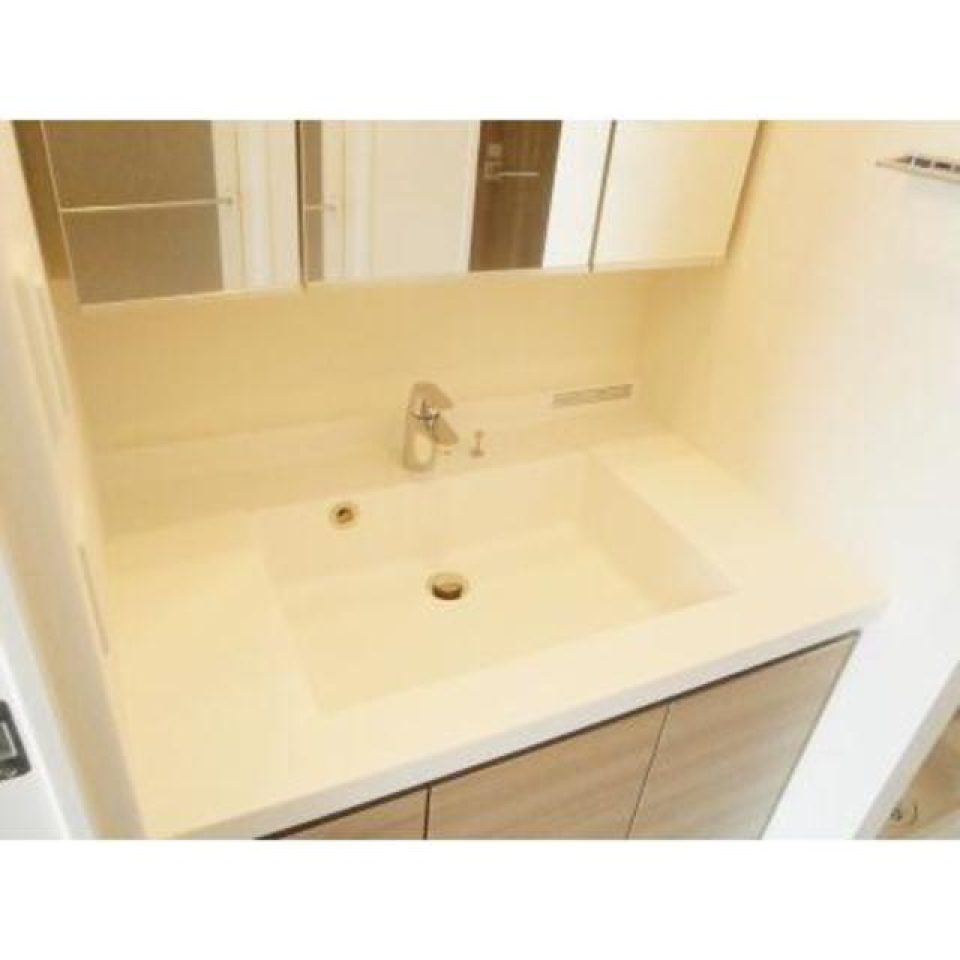 洗面台の様子。※写真は同タイプ住戸です。