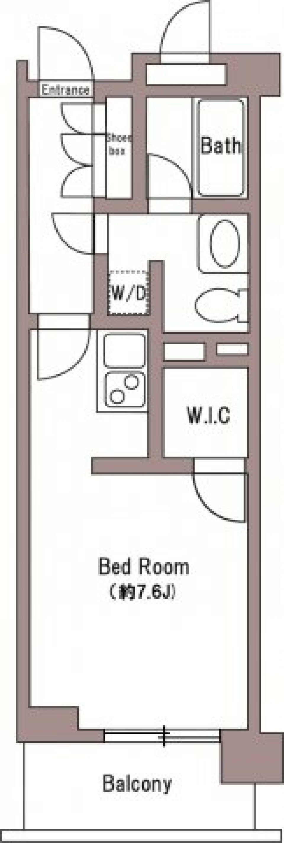 風と床の心地良いひんやり［ペット可］の間取り図