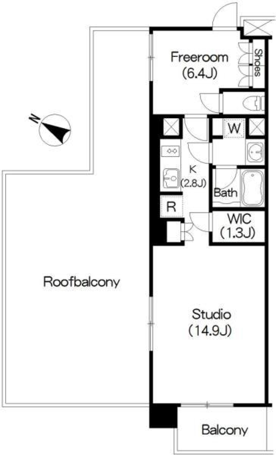 クリーンな空気で胸をいっぱいにの間取り図