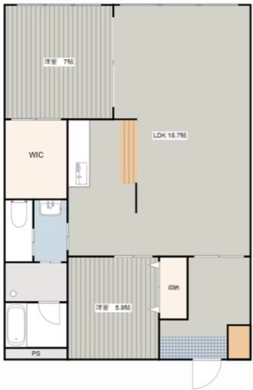 事務所っぽいけど自宅なんです。の間取り図