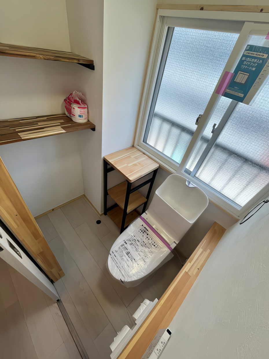 中に洗濯機置き場？