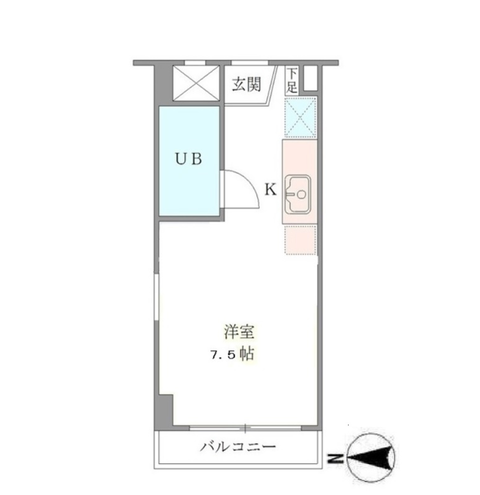 ちょっとビンテージ風にしてみたいの間取り図