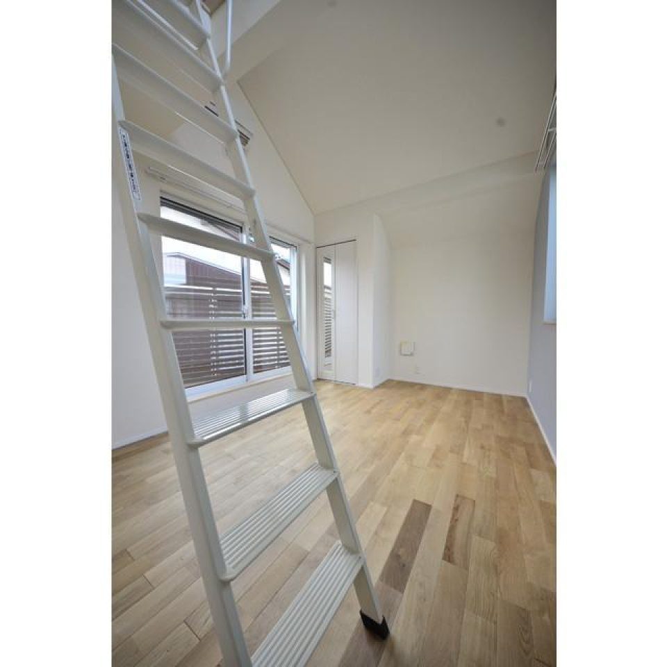 可動式のハシゴだから必要ない時は横によけておけます