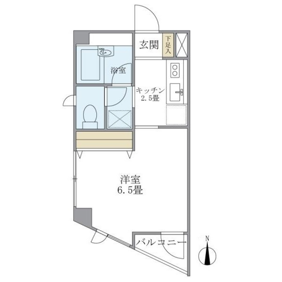 この部屋に住んでから３食自炊なんですの間取り図