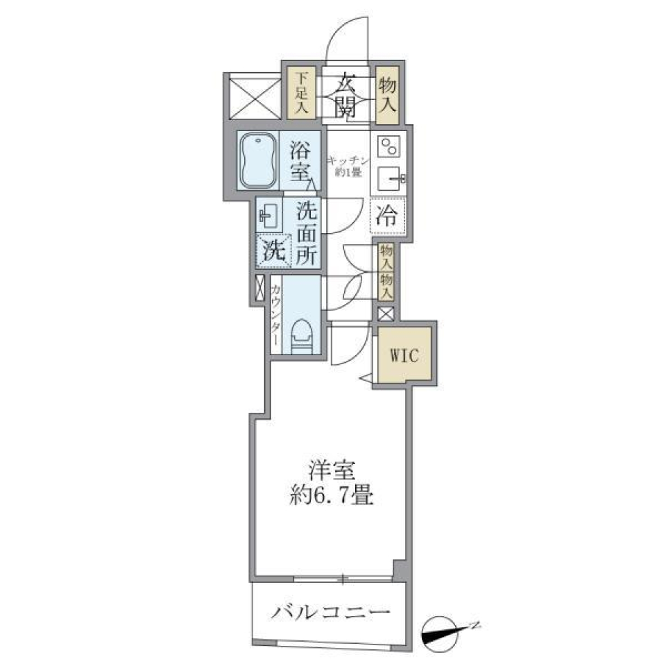 ナチュラルで、優しくて、住みやすいの間取り図
