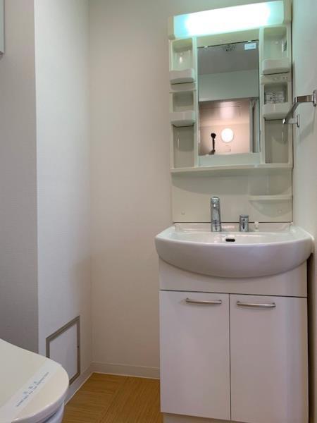 洗面台の様子。