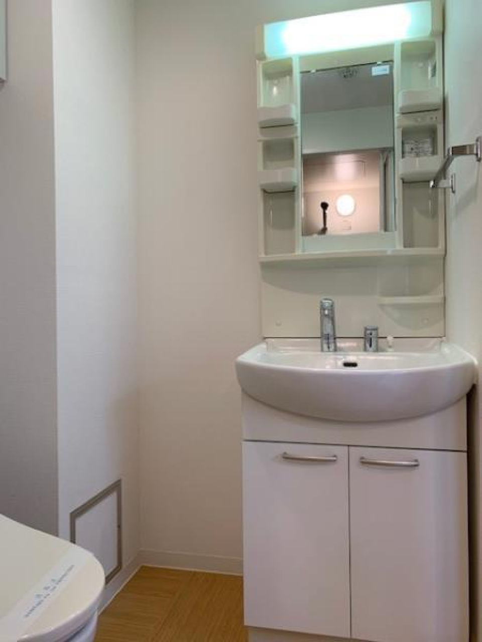 洗面台の様子。