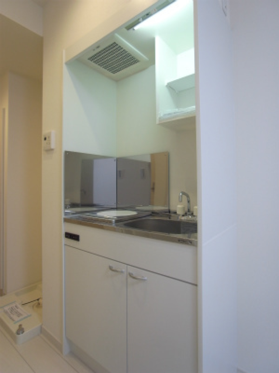 １口コンロなので、簡易調理向き。外食が多い方向けです！