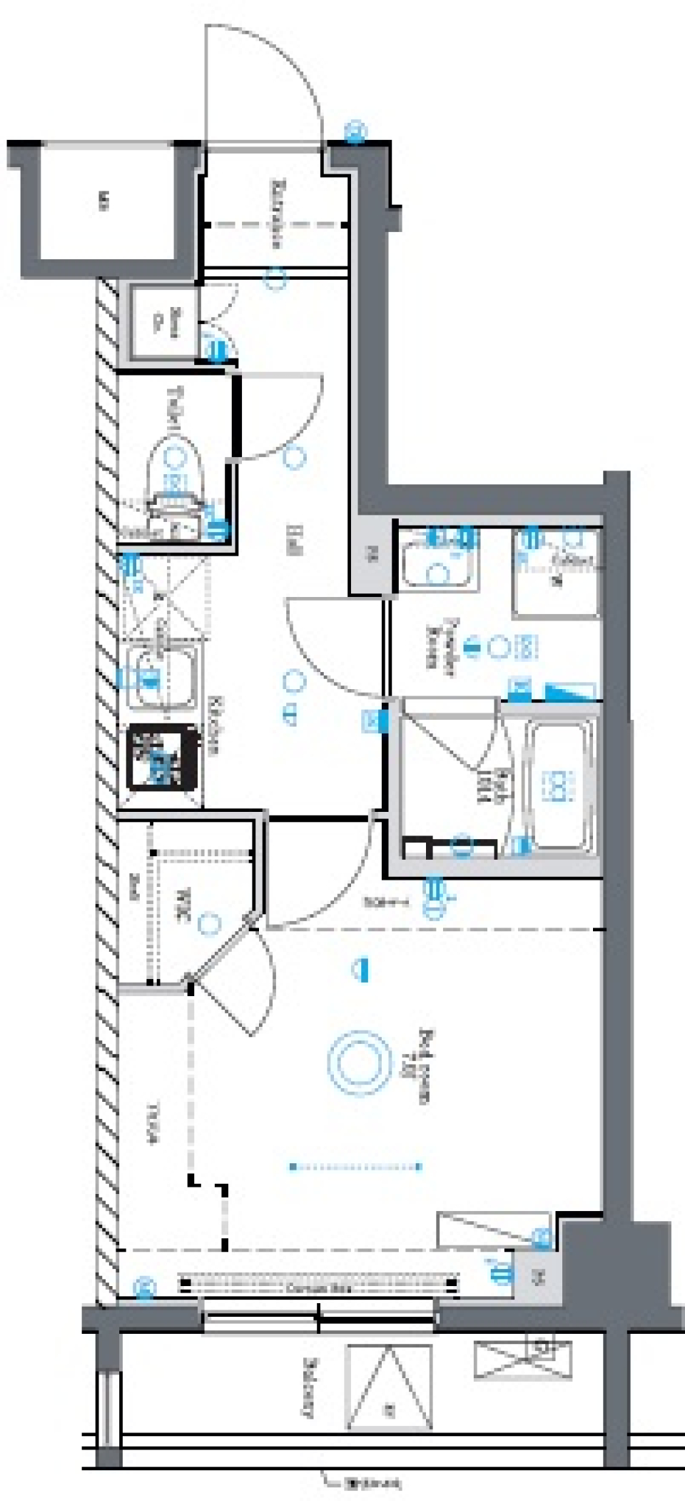自分らしいスタイルを実現するファッションルーム［築浅］の間取り図