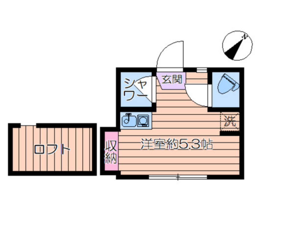 アーバンプレイス高田馬場ＸＩＡ　202号室の間取り図