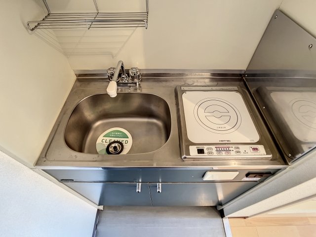 1口のIHコンロが設置されています。